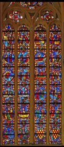 Fenster w213, Darstellung von St. Thomas und St. Stephan