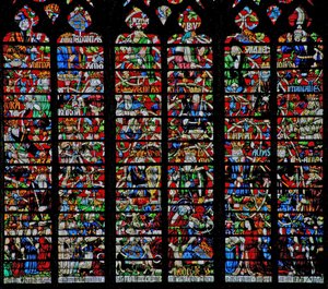 Fenster w230 zeigt den Jessebaum von French School