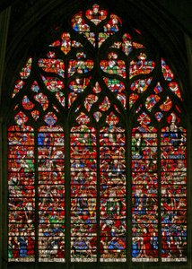 Fenster w230 zeigt den Jessebaum von French School
