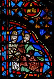 Moses und Aaron verurteilen die Verletzung des Sabbats. Numb XV 35-36