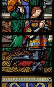 Fenster w3 mit einem Stifter - Jean de Montmorency