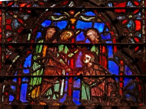 Moses ernennt Josua. Deut XXIV 9 von French School