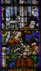 Fenster w6, Maria Salome und ihre Familie