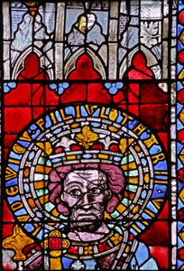 Fenster w7 mit Ludwig, Sohn von Lothar II