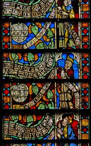 Fenster w8, Details des Baums des Lebens