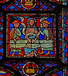Der Auferstehungszyklus - das Abendmahl in Emmaus von French School