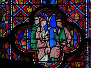 Magier vor Nebukadnezar von French School