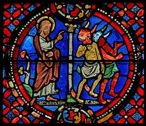 St. Andreas jagt zwei Dämonen