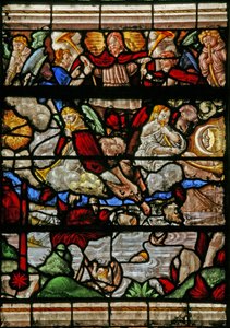 Fenster w9 mit dem Jüngsten Gericht - nach Albrecht Dürer von French School