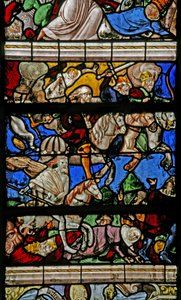 Fenster w9 mit dem Jüngsten Gericht - nach Albrecht Dürer von French School
