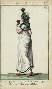 Frau in der Mode von 1798