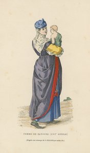 Frau von Bayonne, 16. Jahrhundert von French School