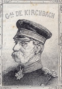 Porträt des preußischen Generals Hugo von Kirchbach