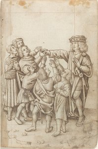 "Gib nicht jedem deine rechte Hand" [fol. 13 recto] von French early 16th Century