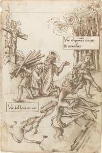 "Hilf dem, der seine Last aufnimmt, nicht dem, der sie ablegt" von French early 16th Century