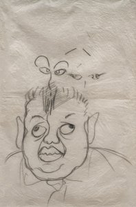Porträt von Diego Rivera von Frida Kahlo