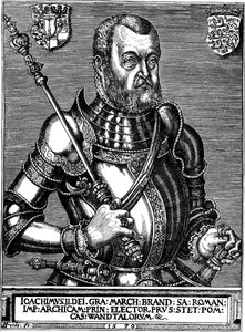 Porträt von Joachim II. Hector 1505-1571, Kurfürst von Brandenburg, 1570 von Friderich