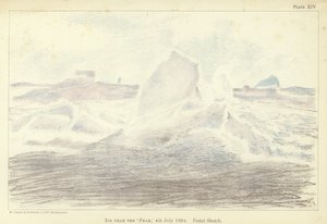 Eis in der Nähe der 