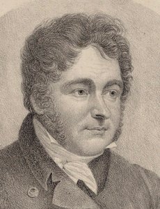 Porträt des Komponisten Johann Bernhard Logier 1777-1846 von Friedrich August Fricke