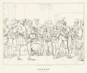 Hamlet, Akt V, Szene 2 von Friedrich August Moritz Retzsch