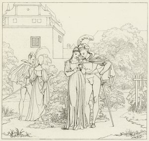 Illustration zu Goethes Faust von Friedrich August Moritz Retzsch