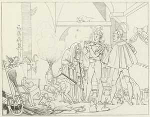 Illustration zu Goethes Faust von Friedrich August Moritz Retzsch