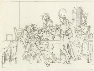 Illustration zu Goethes Faust von Friedrich August Moritz Retzsch