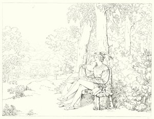 Illustration zu Schillers Lied von der Glocke von Friedrich August Moritz Retzsch