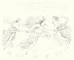 Illustration zu Schillers Lied von der Glocke von Friedrich August Moritz Retzsch