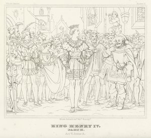 König Heinrich IV., Teil II, Akt V, Szene 5 von Friedrich August Moritz Retzsch