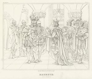 Macbeth, Akt I, Szene 4 (Gravur)