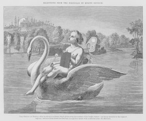 Auswahl aus dem Portfolio von Moritz Retzsch, Der Genius der Poesie von Friedrich August Moritz Retzsch