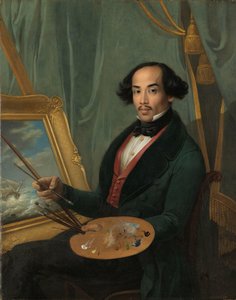 Porträt von Raden Syarif Bustaman Saleh von Friedrich Carl Albert Schreuel (attributed to)