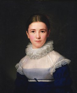 Porträt von Lina Groger, der Pflegetochter des Künstlers, 1815