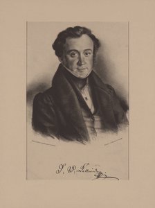 Porträt des Komponisten Jan Kalivoda 1801-1866 von Friedrich Gustav Schlick