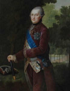 Porträt von Peter von Biron 1724-1800, Herzog von Kurland und Semgallen, 1781