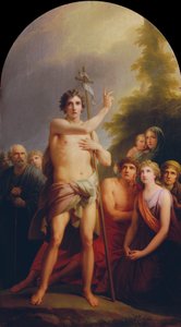 Der heilige Johannes predigend