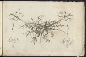 Feston von Früchten, Blättern und Blumen von Friedrich Jacob Morisson