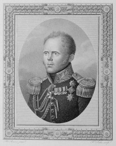 Porträt von Großfürst Konstantin Pawlowitsch von Russland 1779-1831, erstes Viertel des 19. Jahrhunderts von Friedrich John