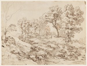 La Serpentara bei Olevano, 1829 von Friedrich Preller