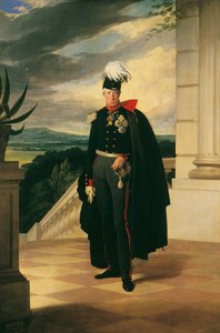 Kaiser Franz I. von Österreich in preußischer Generaluniform von Friedrich Ritter von Amerling