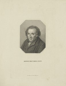 Porträt von Moses Mendelssohn