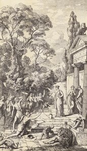 Circe wirkt ihre Magie von Friedrich the Elder Preller