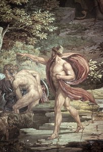 Flucht aus der Höhle des geblendeten Polyphem, Szenen aus der Odyssee