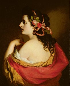 Porträt eines jungen Mädchens, 1865 von Friedrich von Amerling