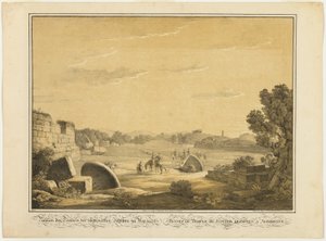 Ruinen des Tempels des Jupiter in Agrigent von Friedrich von Gärtner