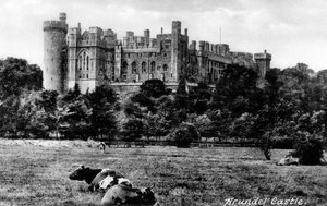 Arundel Castle, West Sussex, frühes 20. Jahrhundert