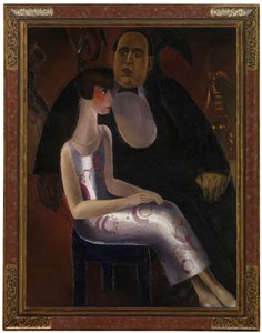 Porträt von Paul-Gustave Van Hecke und seiner Frau Norine von Frits van den Berghe
