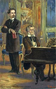Wagner und König Ludwig II., ca. 1900