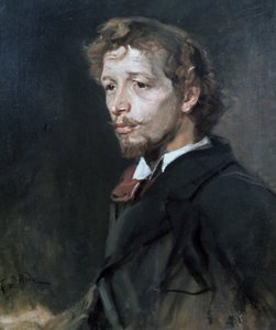 Porträt eines jungen Mannes von Fritz Karl Hermann von Uhde